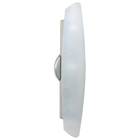 Besa Lighting Aero 21 Wall Sconce, Stucco, Satin Nickel Finish, 2x5W LED 2729ST-LED-SN